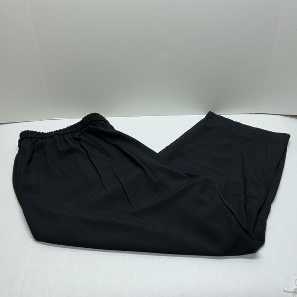 1X Dress Pants Linea by Louis Dell'Olio Black Pebble Crepe So Nice - Picture 4 of 8